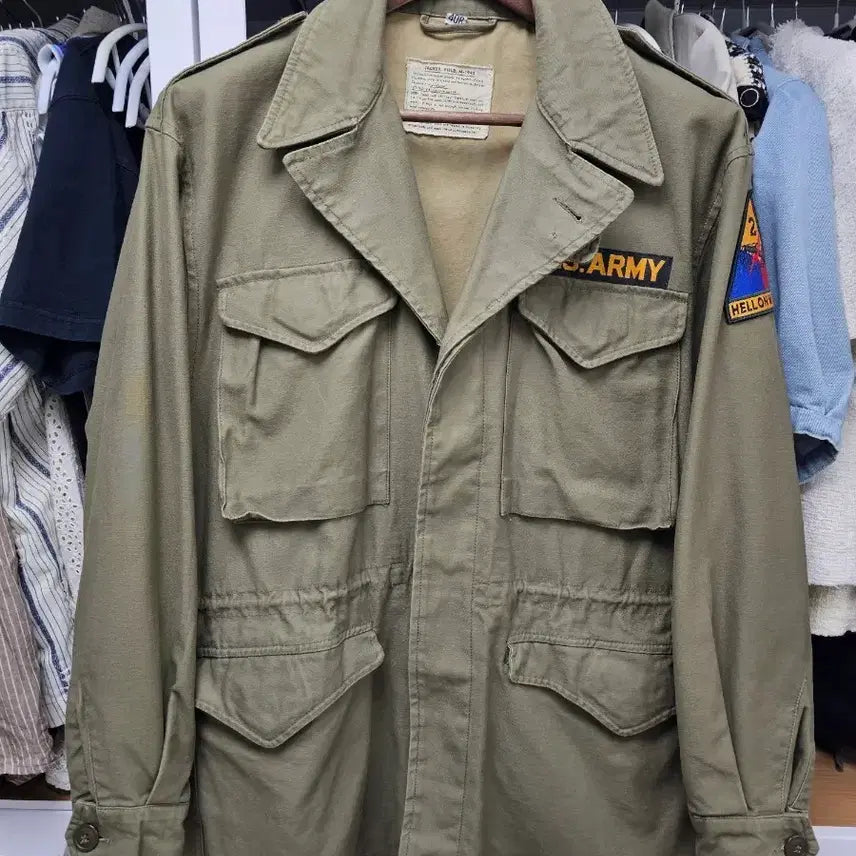 [BUNJANG] Mil-Tec M43 Field Jacket with Patches / 밀텍m43 필드자켓