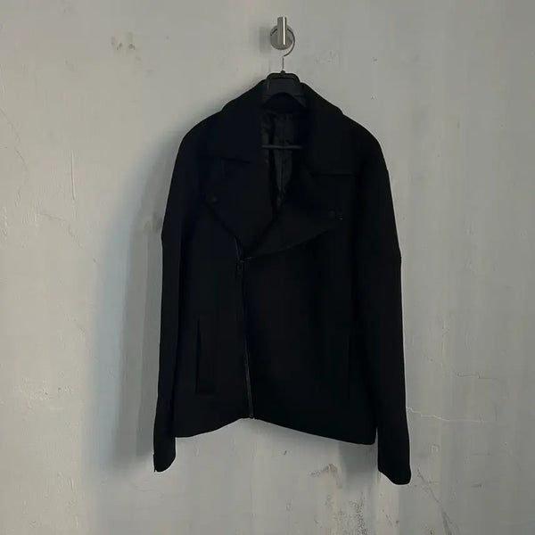 [BUNJANG] Armani Exchange Asymmetrical Zip-Up Rider Jacket / Armani Exchange 비대칭 집업 라이더 자켓