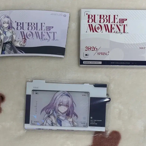 [BUNJANG] Honkai Star Rail Castori Camera Keyring & Cup Holder / 붕괴 스타레일 공차 콜라보 카스토리스 카메라 키링 + 컵홀더