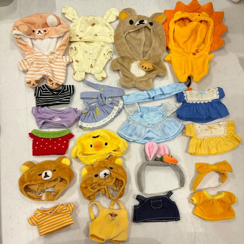 [BUNJANG] 20cm Doll Clothes Bundle Set / (택포 16,000원) 20cm 인형옷 전체 일괄