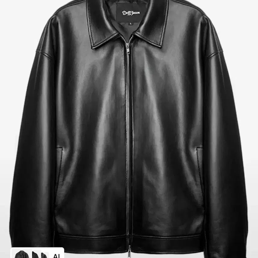 [BUNJANG] Dope Jayson Oversized Lambskin Single Jacket / 도프제이슨 오버핏 램스킨 싱글자켓