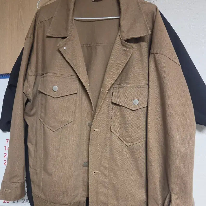 [BUNJANG] Cotton Jacket Khaki / 면 자켓 카키색