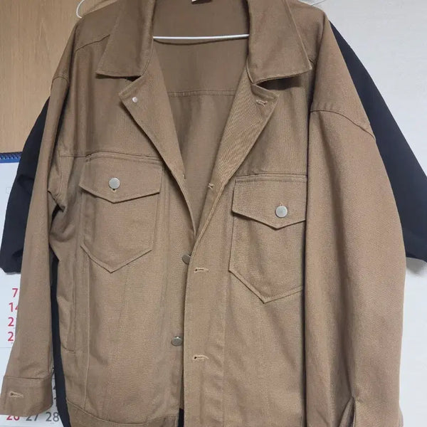 [BUNJANG] Cotton Jacket Khaki / 면 자켓 카키색