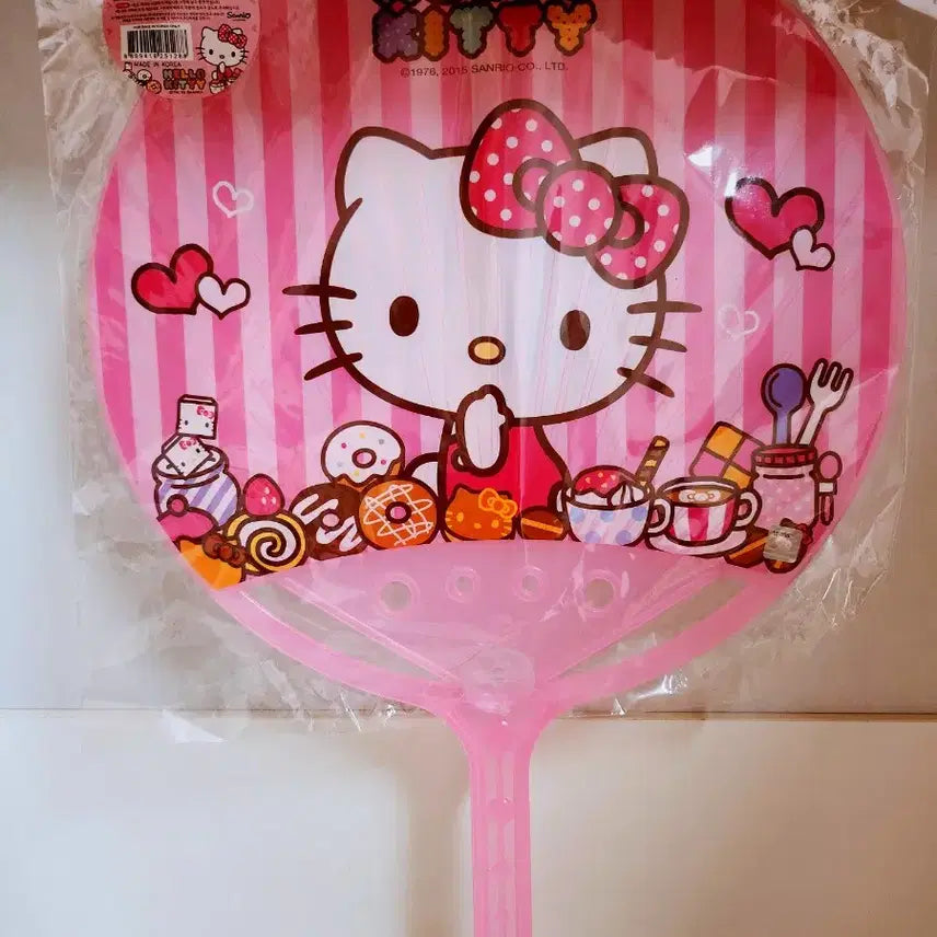 [BUNJANG] Rare Hello Kitty Large Fan / [고전문구] 희귀 헬로키티 왕부채 대왕부채