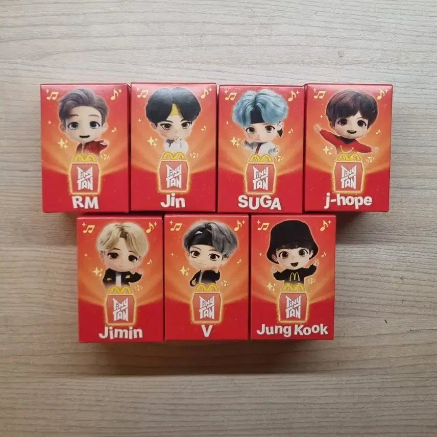 [BUNJANG] BTS TinyTAN McDonald's Figure Bundle Set / 새상품) 방탄 BTS 타이니탄 맥도날드 피규어 일괄