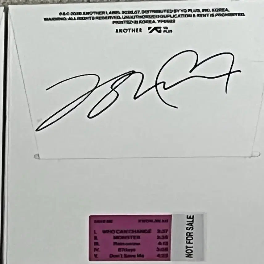 [BUNJANG] Kwon Jin Ah "SAVE ME" Signed Sealed CD / 권진아 save me 미개봉 친필 싸인CD