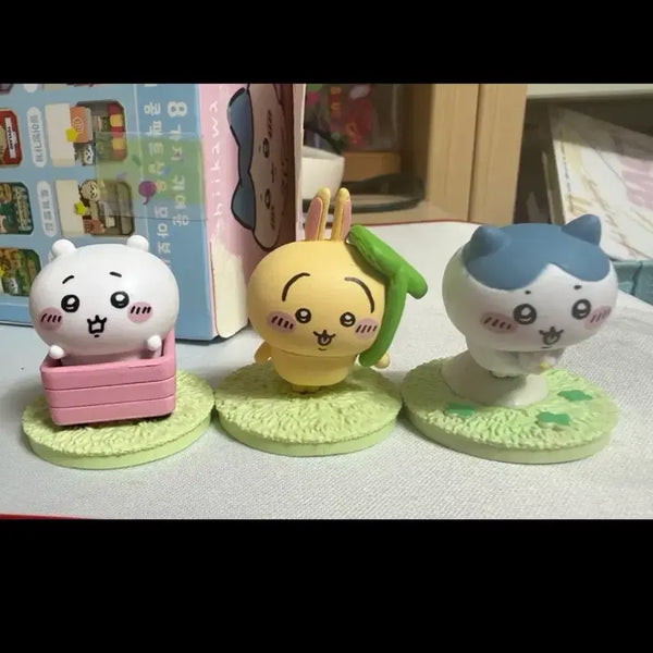 [BUNJANG] Chiikawa Usagi & Hachiware Bundle Set Figures / 먼작귀치이카와,우사기,하치와레 피규어 일괄판매