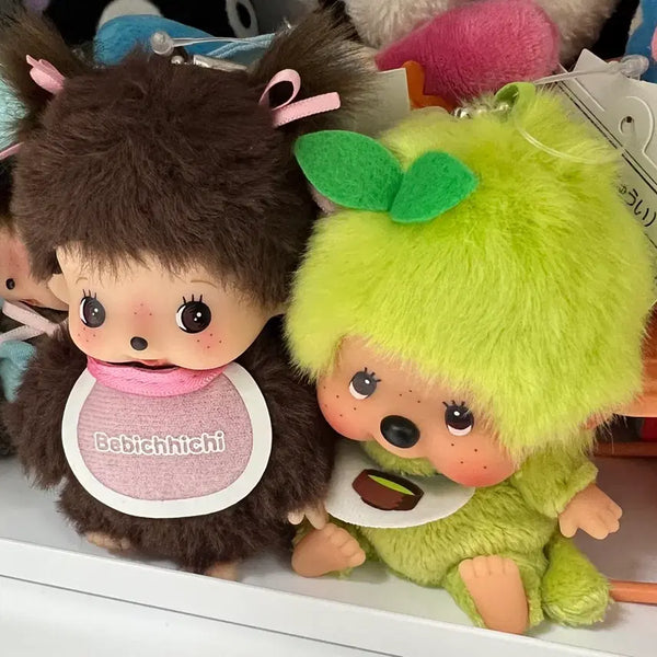 [BUNJANG] Babichichi Matcha Monchhichi Plush Doll Keychain Bundle Set / 베비치치 말차몬치치 봉제 인형 키링 일괄