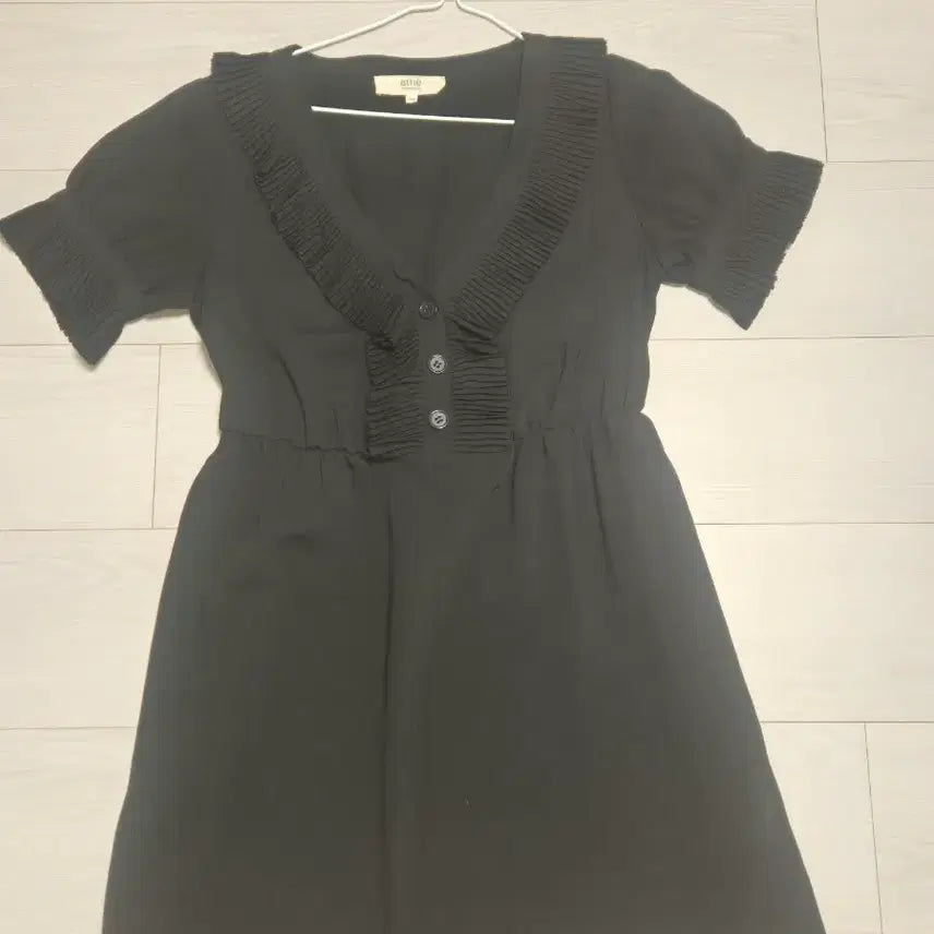 [BUNJANG] Vanessa Bruno Black Frill Dress / 바네사브루노 블랙 프릴 원피스