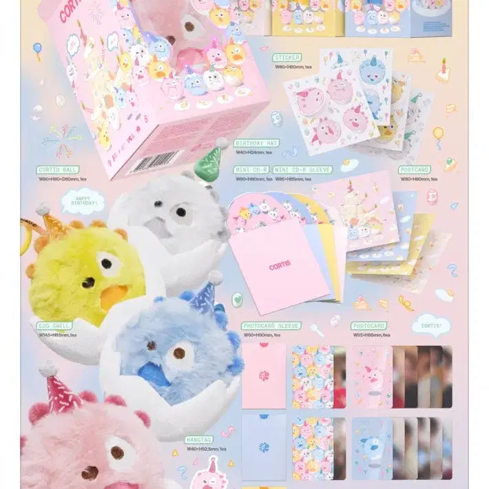 [BUNJANG] Courtsybelle Pink Version Photocard Bundle Set / 코르티스볼 핑크버전 포카