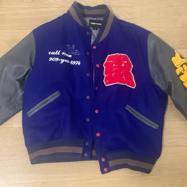 [BUNJANG] YESICO Varsity Jacket / 예스아이씨 바시티자켓