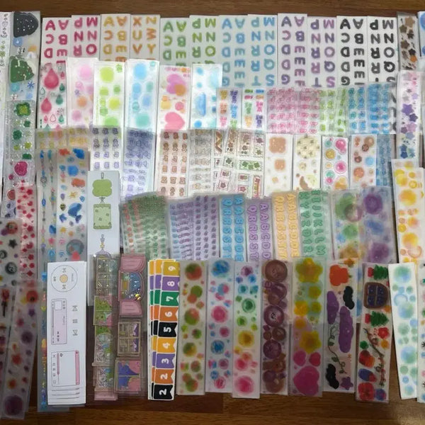 [BUNJANG] Kiss Cut Stickers Bundle Set / [처분] 키스컷 일괄판매 (종류당 평균 1.5m)