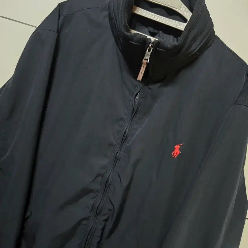 [BUNJANG] Polo Ralph Lauren Black Windbreaker Jacket / 폴로 랄프로렌 정품 신형 블랙 바람막이자켓 (매장정품))