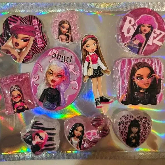 [BUNJANG] Barbie Character Beads Set (10 pcs) / 바비 캐릭터비즈10개 한세트