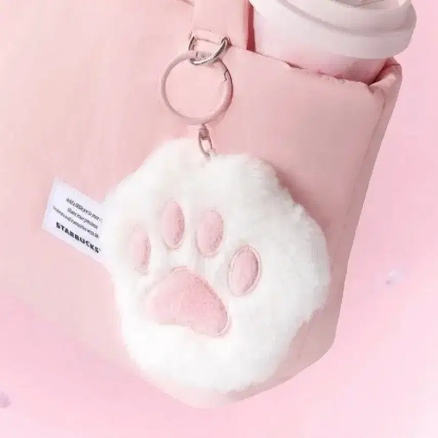 [BUNJANG] Starbucks Cat Paw Pouch Keychain / 스타벅스 고양이 파우치 키링