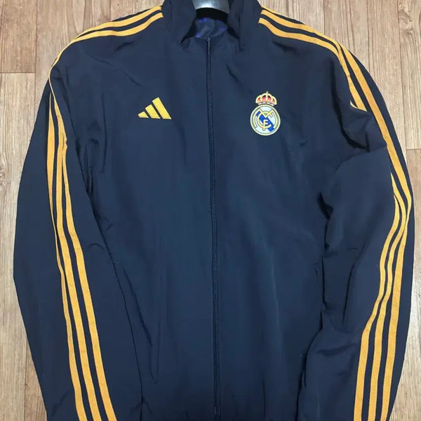 [BUNJANG] Adidas Real Madrid Anthem Jacket Windbreaker / 아디다스 레알 마드리드 앤썸 자켓 바람막이