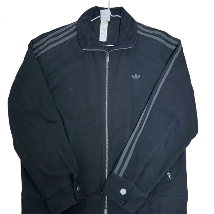 [BUNJANG] Adidas Twill Firebird Jacket Black L / 아디다스 트윌 파이어버드 자켓 블랙 L