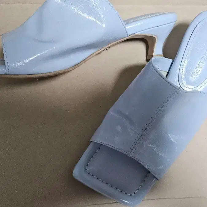 [BUNJANG] Sojurepin Leather Mules - Size 230 / 쇼쥬즈라핀 가죽 뮬 230