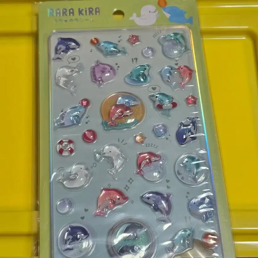 [BUNJANG] Dolphin Sticker Set (Sealed) / 일본  돌고래 스티커 새상품 미개봉
