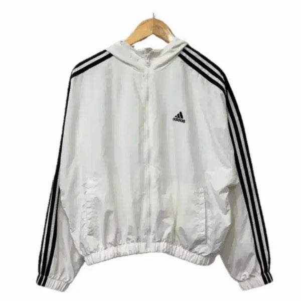 [BUNJANG] Adidas Windbreaker White / 아디다스 바람막이 흰색 화이트 교신