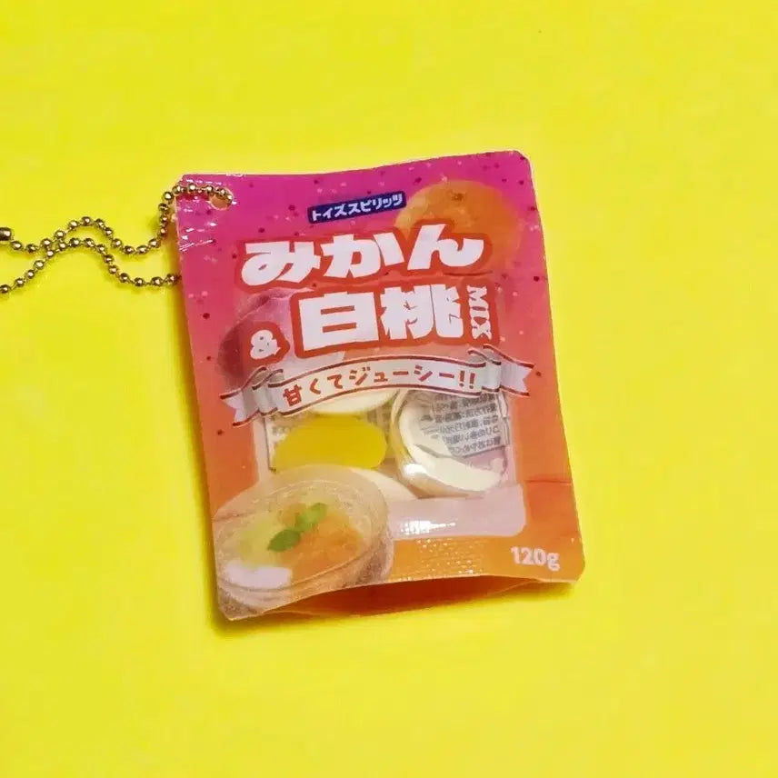 [BUNJANG] Food Gacha Fruit Pouch Keychain / 음식가챠 과일 파우치 키링