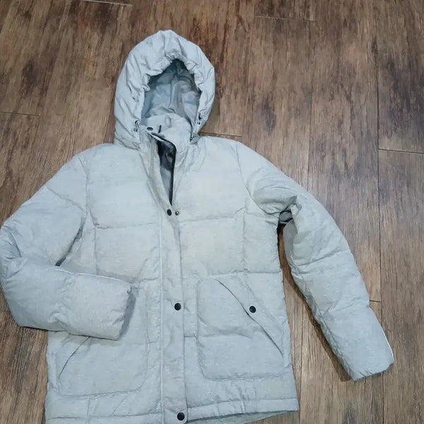 [BUNJANG] Adidas Lightweight Down Padded Jumper Jacket Light Grey / 아디다스다운 패딩 점퍼 라이트 그레이