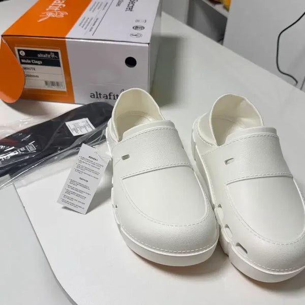 [BUNJANG] Altafit Mule Clogs White 260mm / 알타핏 뮬플로그 화이트 260m