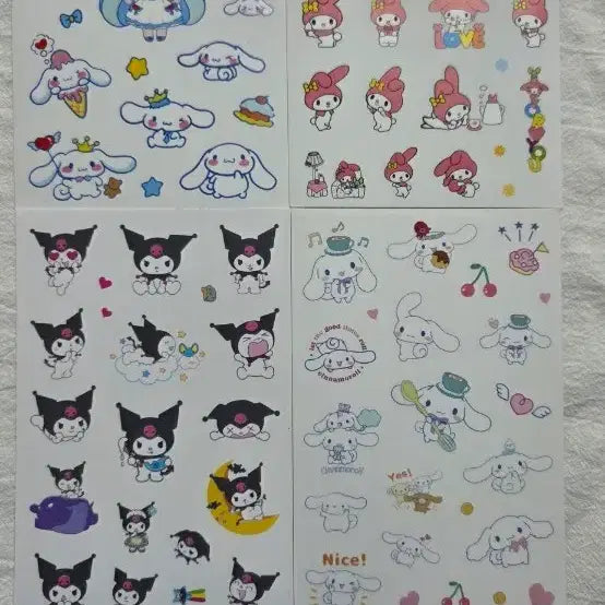 [BUNJANG] Sanrio Characters Sticker Set / (재고정리)산리오 캐릭터 스티커