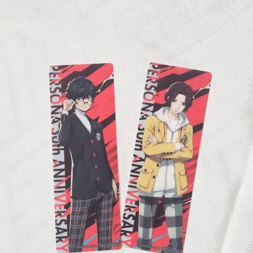 [BUNJANG] Persona 5th Anniversary Bundle Set Animate 30th Anniversary Bookmark POB / 일괄만) 페르소나 5주, 5x주(원더 페고) 애니메이트 30주년 책갈피 특전