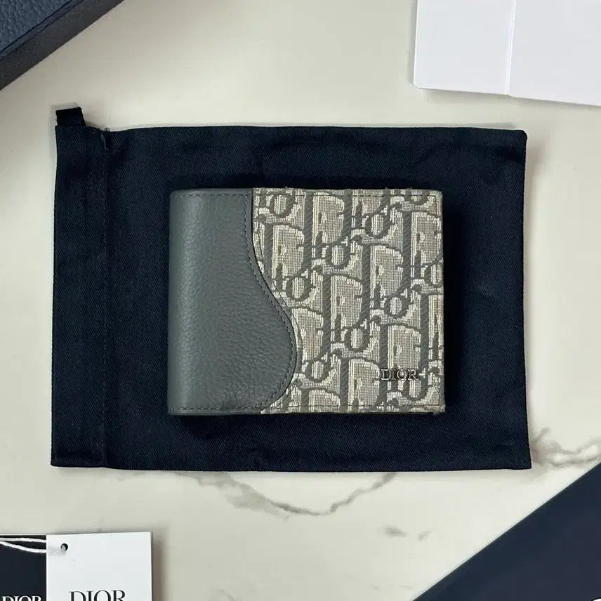 [BUNJANG] Dior Oblique Saddle Bifold Wallet / 디올 오블리크 새들 반지갑