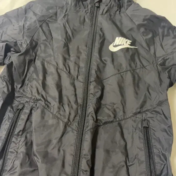 [BUNJANG] Nike Women's Black Windbreaker Jacket / 나이키 바람막이 블랙