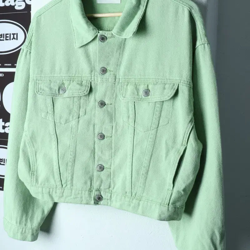 [BUNJANG] Leppita Denim Trucker Jacket / W(F) 르피타 집업 바람막이 점퍼자켓 데님 청 트러커-H39025