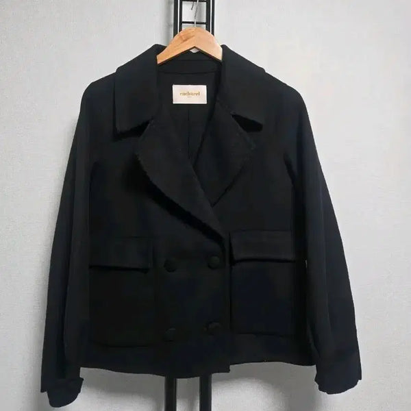 [BUNJANG] Cacharel Black Jacket (Mint Condition) / 까사렐 숏 자켓 블랙 (새옷수준 상태)