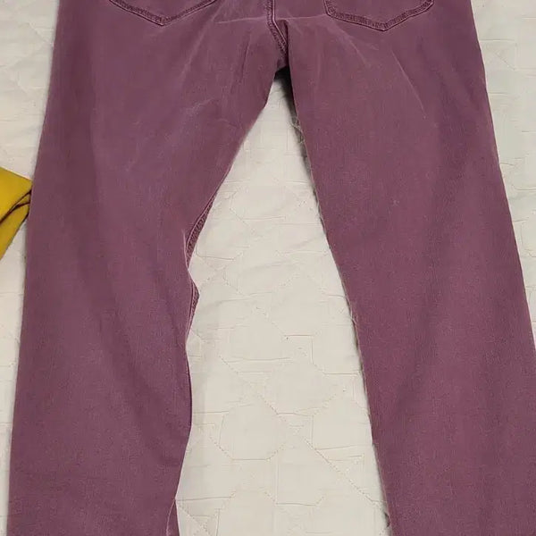 [BUNJANG] Olsen Denim Pants Burgundy / 올젠 데님 바지