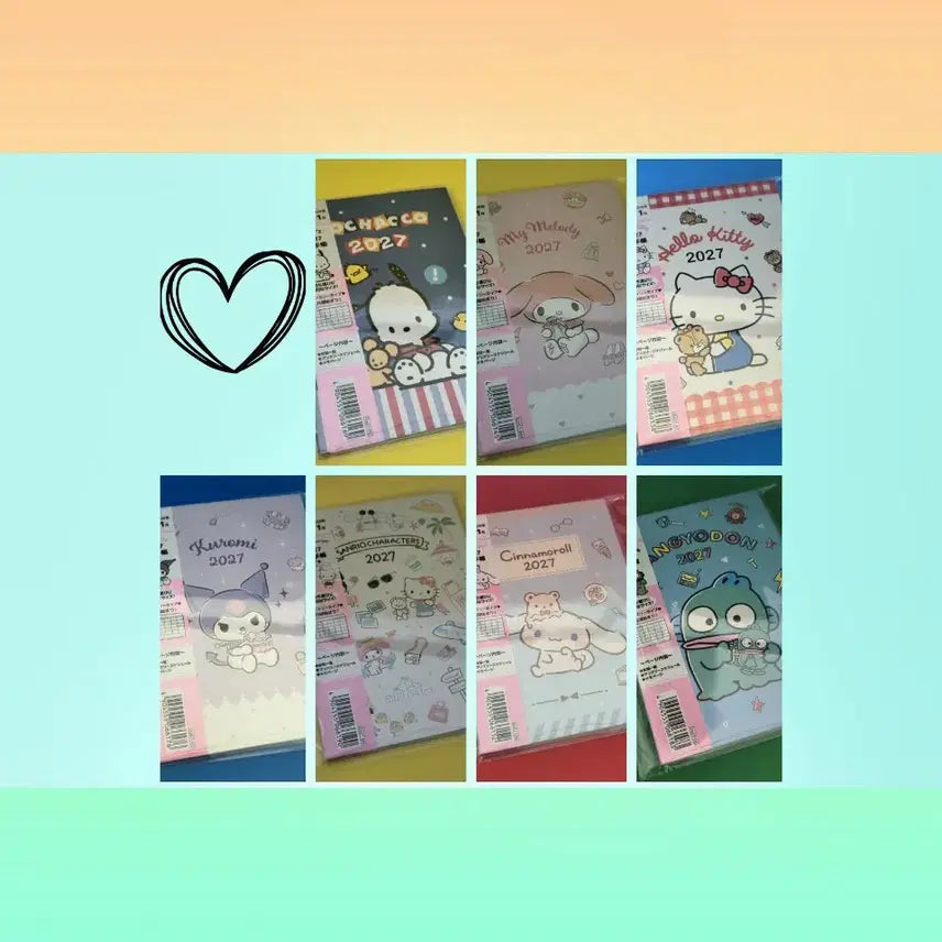 [BUNJANG] Sanrio 2027 Diary (7 Character Options) / 산리오 2027 다이어리 7종 판매합니다 :)