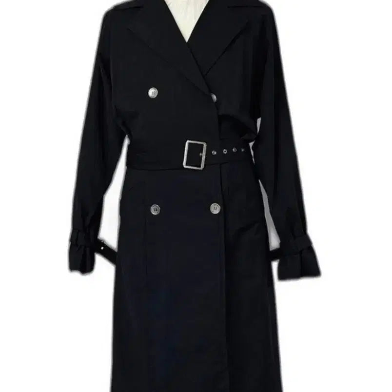 [BUNJANG] TNGT W Double Trench Long Coat Jacket / 55)TNGT W 더블 트렌치 롱코트자켓