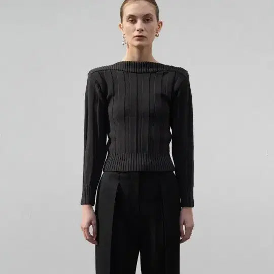 [BUNJANG] LOW CLASSIC Boatneck Knit / 로우클래식 보트넥 니트