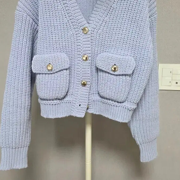 [BUNJANG] Time Cardigan Sky Blue / 타임 가디건 하늘색