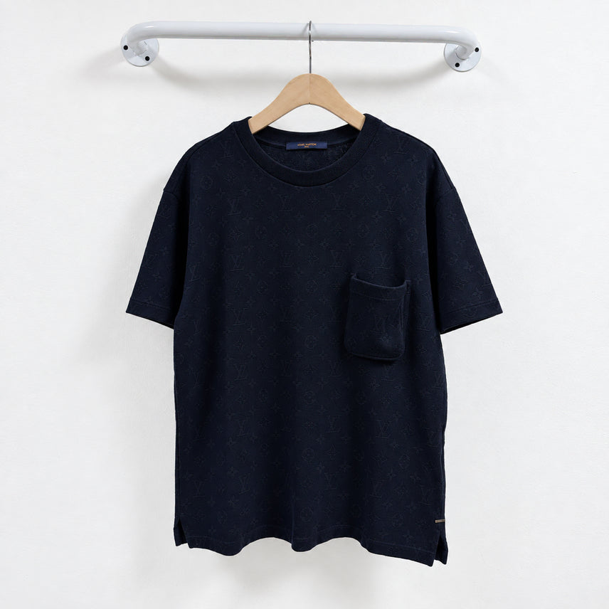 [BUNJANG] Louis Vuitton 3D Monogram Pocket T-Shirt / 루이비통 3D 모노그램 포켓 반팔 티셔츠 M