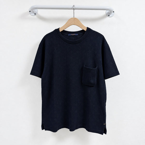 [BUNJANG] Louis Vuitton 3D Monogram Pocket T-Shirt / 루이비통 3D 모노그램 포켓 반팔 티셔츠 M