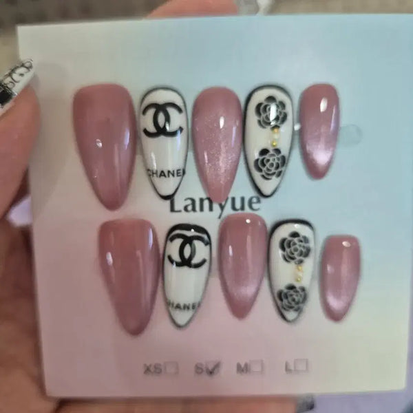 [BUNJANG] Luxury Design Nail Tips - Size S / 명품팁