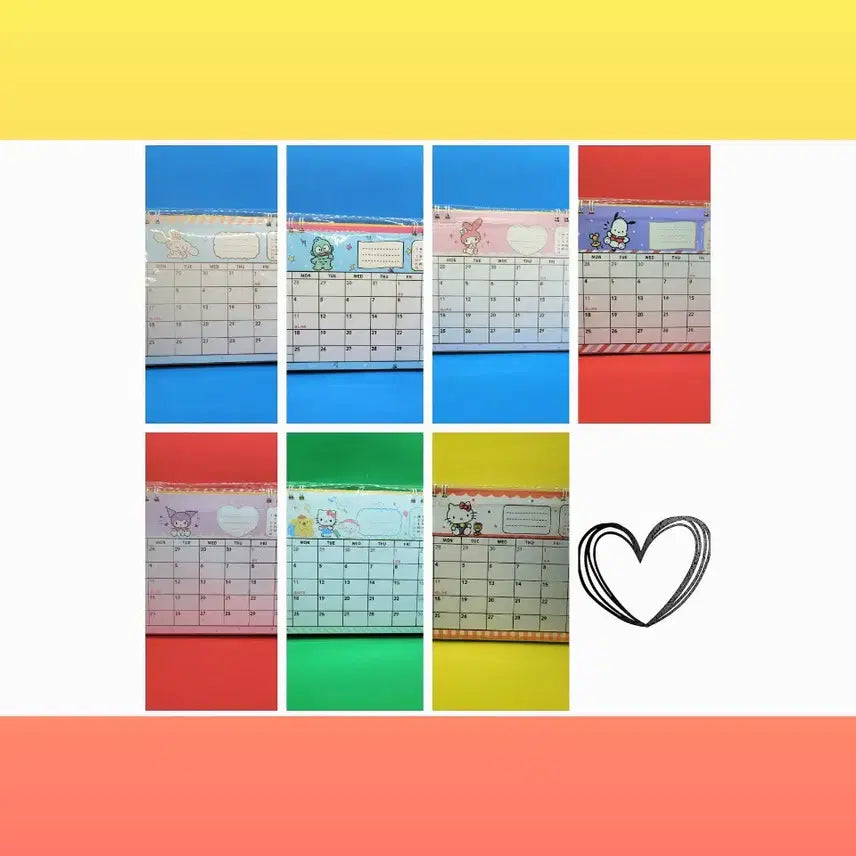 [BUNJANG] Sanrio 2027 Desk Calendar / 산리오 2027 탁상달력 7종 판매합니다 :)