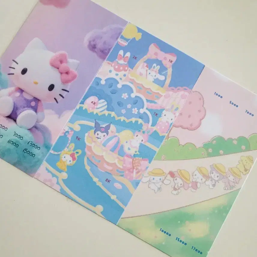[BUNJANG] Kitty Friends Money Board Game / 키티 친구들 현금보드판