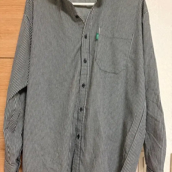 [BUNJANG] Mplayground Stripe Shirt L / 엠플레이그라운드 스트라이프 셔츠 L