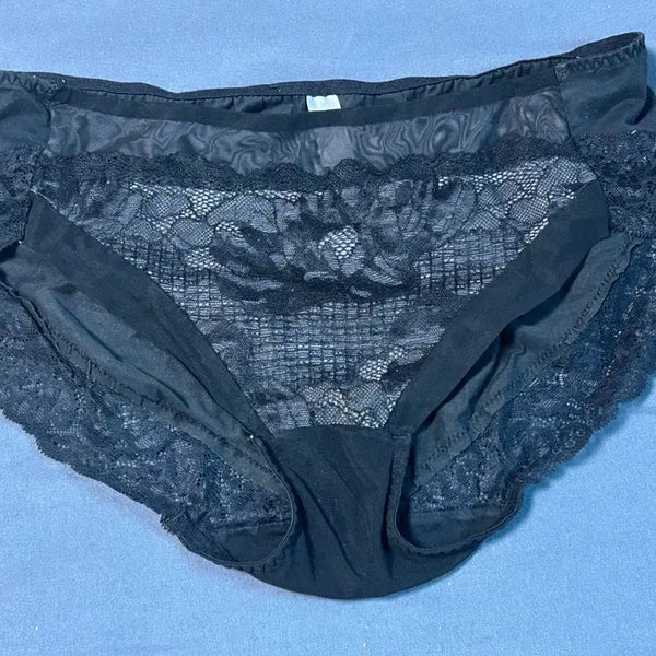 [BUNJANG] Black Lace Panties / 블랙 레이스 팬티