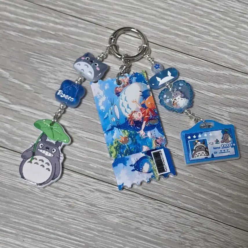 [BUNJANG] Totoro Handmade Beaded Keychain / 토토로 비즈 키링 2