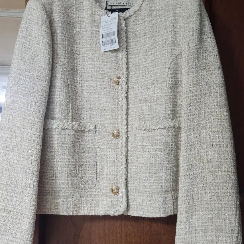 [BUNJANG] Alice + Olivia Tweed Jacket (New) / 앨리스앤올리비아 트위드 자켓 새상품