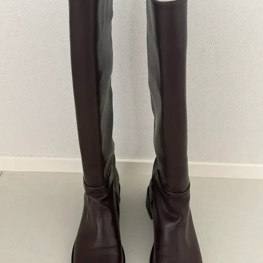 [BUNJANG] Leather Long Boots / 롱부츠