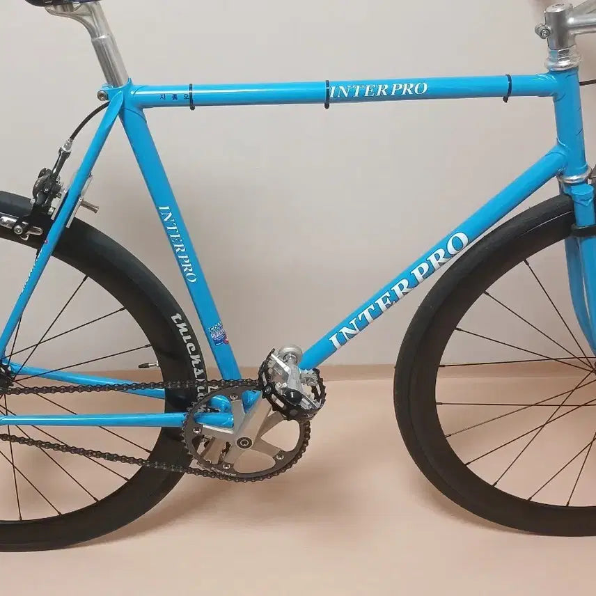 [BUNJANG] Interpro Track Bicycle Frame + Crankset + Wheelset (535) / 무하자, 투 브레이크 인터프로 경륜 반차 판매(프레임 + 크랭크셋 + 휠셋)