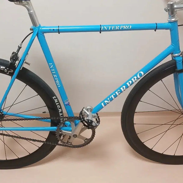 [BUNJANG] Interpro Track Bicycle Frame + Crankset + Wheelset (535) / 무하자, 투 브레이크 인터프로 경륜 반차 판매(프레임 + 크랭크셋 + 휠셋)